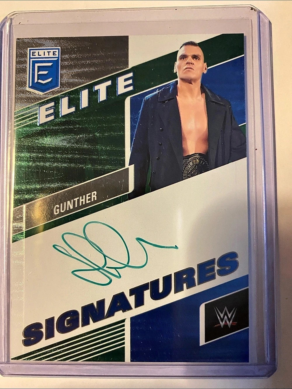 Panini 2023 Panini Donruss Elite WWE Elite Signatures Gunther #ES-GTH 2023
